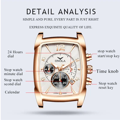 Montre ONOLA candran doré